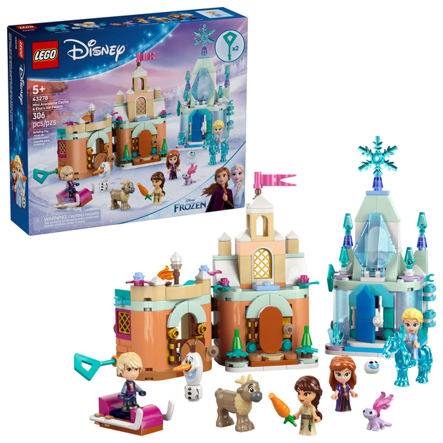 Конструктор LEGO Disney Мініатюрний замок Аренделл та Крижаний палац Ельзи 306 елементів (43278) (5702017824918) - зображення 2
