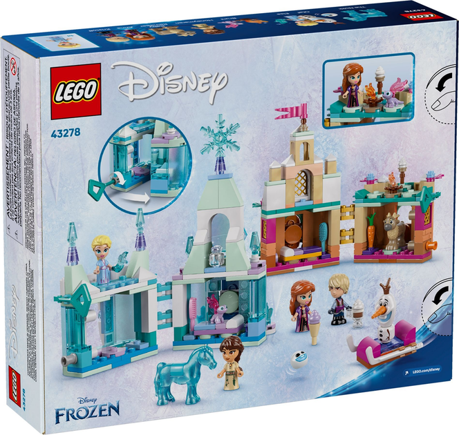 Конструктор LEGO Disney Мініатюрний замок Аренделл та Крижаний палац Ельзи 306 елементів (43278) - зображення 11