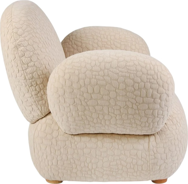 Fotel tapicerowany Homla SIESTE 96.5 x 90 x 79 cm Beige (5906496741081) - obraz 4
