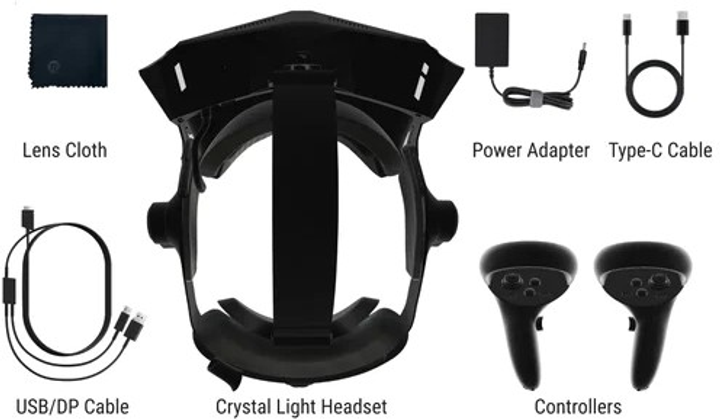 Okulary wirtualnej rzeczywistości Pimax Crystal Light (GAVR-115) - obraz 7