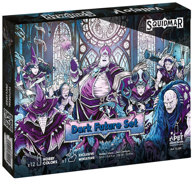 Zestaw farb Vallejo Game Color Dark Future Set by Squidmar 72202 (8429551722025) - obraz 1