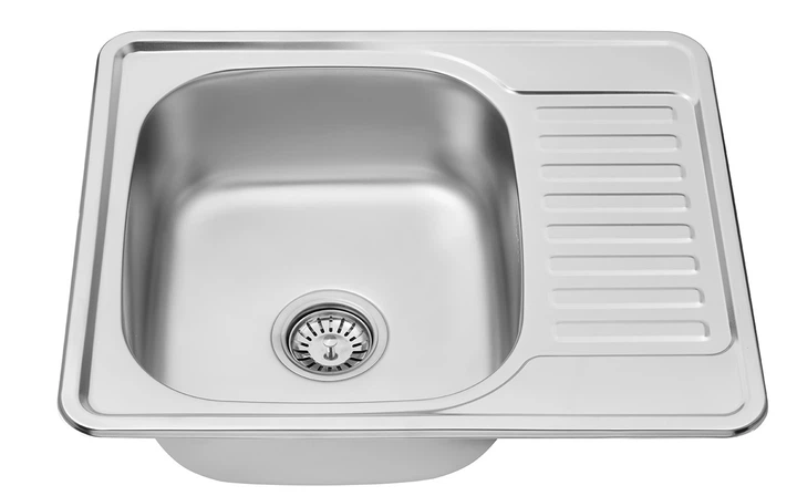 Кухонная мойка KRONER (KRP) Satin-5848 D0.8T180 - изображение 3