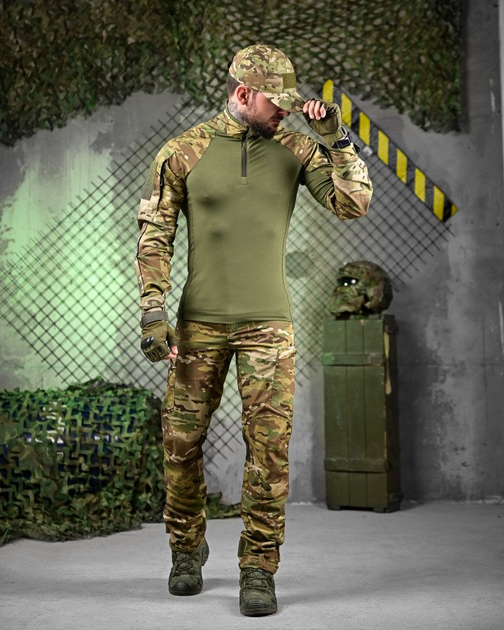 Тактический летний комплект 3 в 1 штаны, бейсболка, UBACS Tactical Combat Multicam S - изображение 2