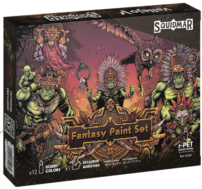 Zestaw farb Vallejo Game Color Fantasy Paint Set by Squidmar 72203 (8429551722032) - obraz 1
