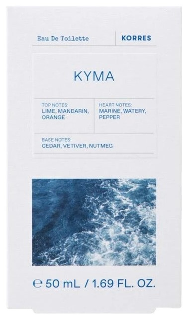 Туалетна вода для чоловіків Korres Kyma 50 мл (5203069116995) - зображення 2