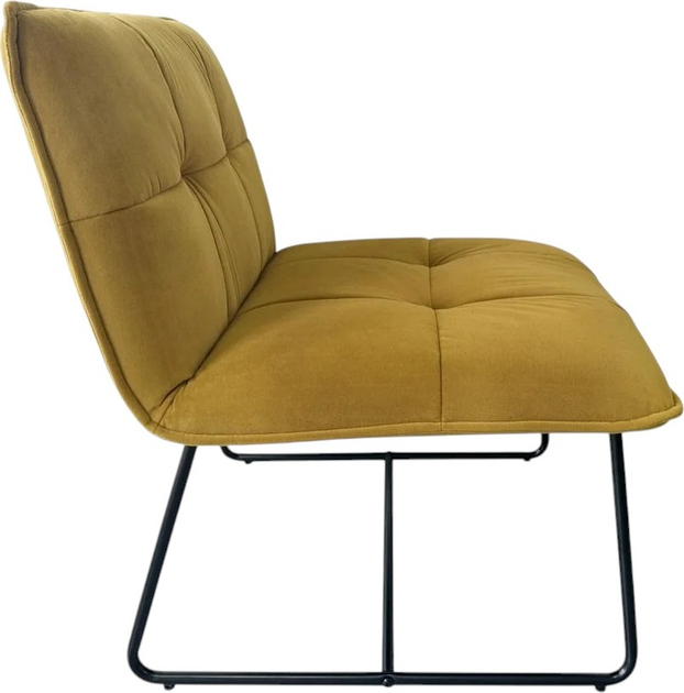 Fotel tapicerowany Homla NELOX 63 x 69 x 73 cm Orange (5906496746307) - obraz 3