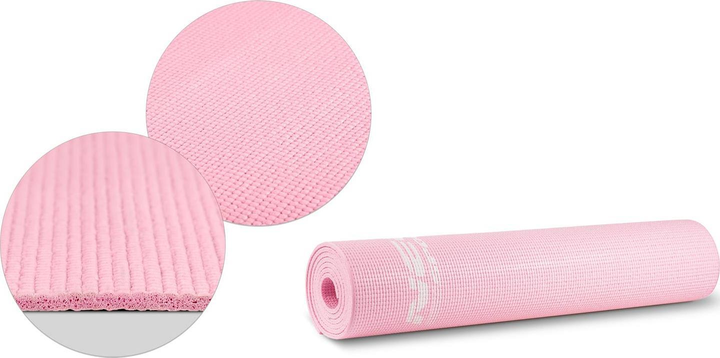 Килимок для тренувань Neo Sport 173 x 61 см 192101 рожевий (5903890606121) - зображення 3