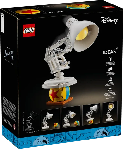 Конструктор LEGO Ideas Disney Pixar Luxo Jr. 613 элементов (21357) - изображение 14