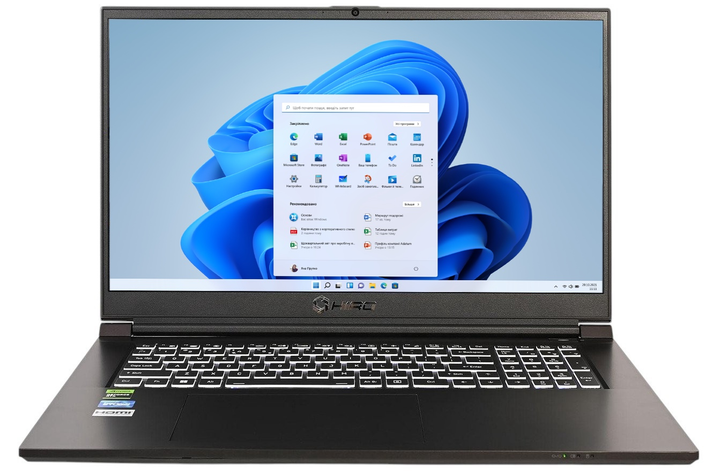 Laptop HIRO KX770 (5900626473330) Grey - obraz 1