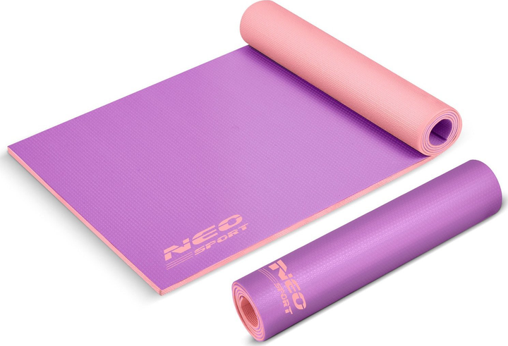 Килимок для тренувань Neo Sport 173 x 61 x 0.6 см 192103 фіолетово рожевий (5903890611392) - зображення 1
