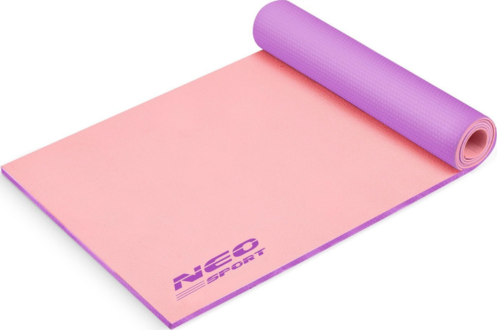 Килимок для тренувань Neo Sport 173 x 61 x 0.6 см 192103 фіолетово рожевий (5903890611392) - зображення 7