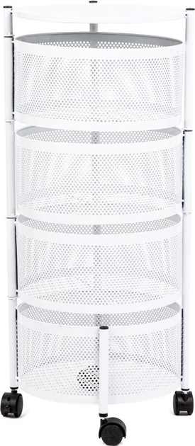 Regał Homla ROBUS metalowy 34 x 34 x 75 cm White (5904183894515) - obraz 1