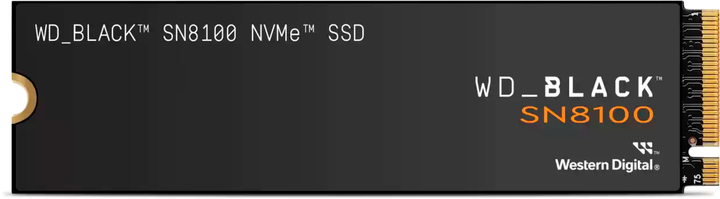 Dysk SSD Western Digital Black SN8100 1TB M.2 2280 NVMe PCIe 5.0 x4 3D NAND TLC (WDS100T1X0M) - obraz 1