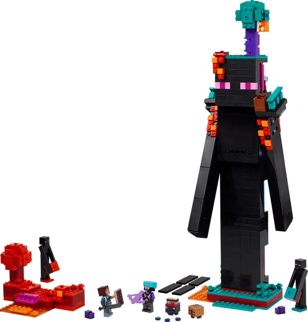 Конструктор LEGO Minecraft Вежа Ендермена, 867 ел. 21279 (5702017815534) - зображення 3