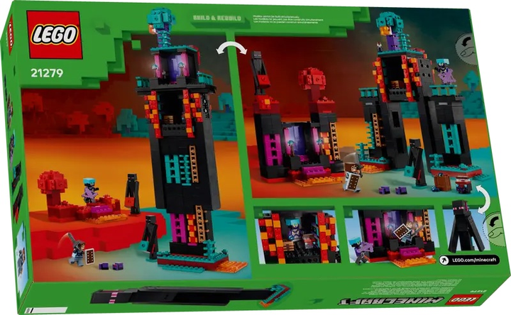 Конструктор LEGO Minecraft Вежа Ендермена, 867 ел. 21279 (5702017815534) - зображення 10