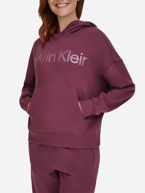 Худи женское Calvin Klein 363628384 XL Бордовое( 1159834981) - изображение 4