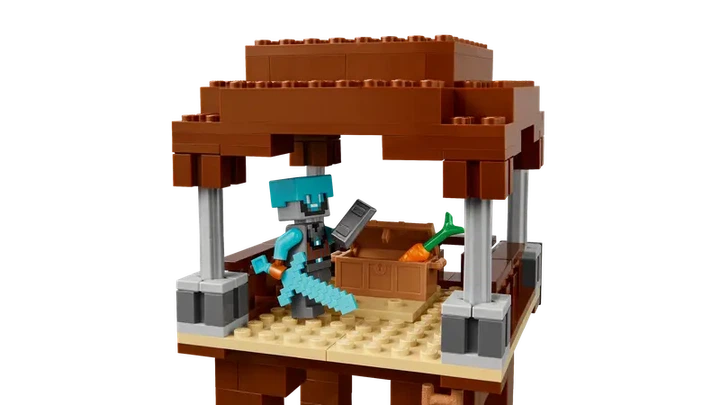 Конструктор LEGO Minecraft Убежище разбойников и разрушителей 665 элементов (21278) - Фото 4 Конструктор LEGO Minecraft Убежище разбойников и разрушителей 665 элементов (21278) - изображение 4