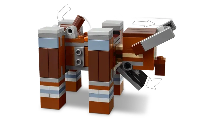Конструктор LEGO Minecraft Убежище разбойников и разрушителей 665 элементов (21278) - Фото 6 Конструктор LEGO Minecraft Убежище разбойников и разрушителей 665 элементов (21278) - изображение 6