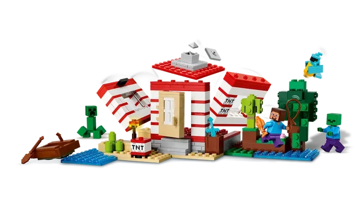 Конструктор LEGO Minecraft Дом TNT в джунглях 287 элементов (21275) - Фото 6 Конструктор LEGO Minecraft Дом TNT в джунглях 287 элементов (21275) - изображение 6