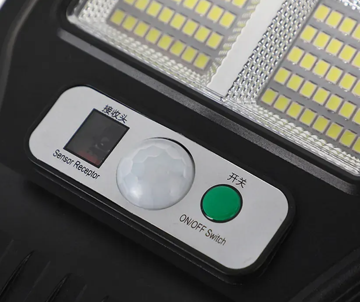 Вуличний LED фонарь прожектор на сонячній батареї BK-240B-SMD / Настінний світильник з датчиком руху (L) - зображення 8