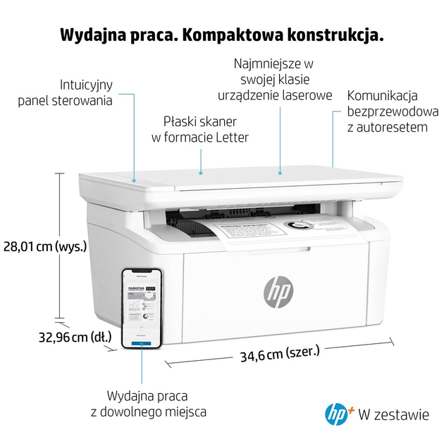 БФП HP LaserJet MFP M140we Wi-Fi (0195122067106) (VNF5795565) - Уцінка - зображення 11