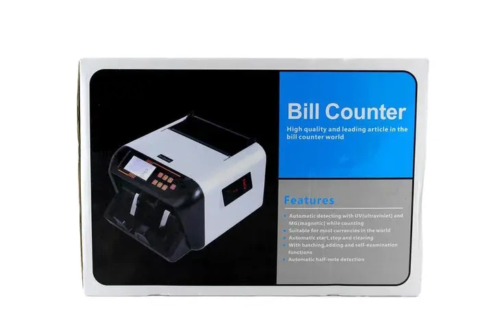 Счетная машинка для денег Bill Counter UV 555MG 900 банкнот в минуту до 300 банкнот - изображение 2