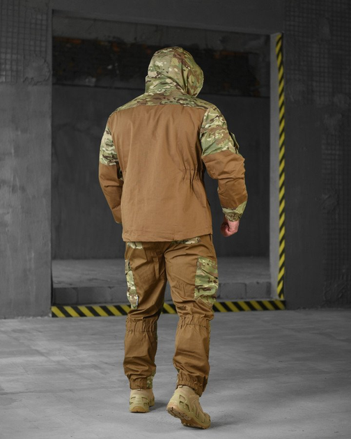 Тактичний костюм Горка Tactical Commando ріп-стоп бавовна поліестер з манжетами та кишенями S - зображення 7
