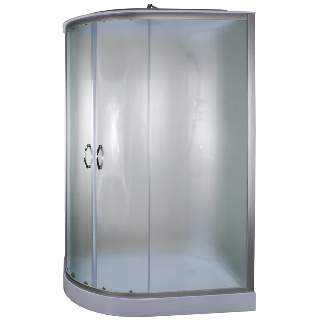 Душевой бокс BRAVO c поддоном правосторонний Rega L120FFSR 120x80x215см матовый витраж 4 мм профиль сатин 000029099 - изображение 3