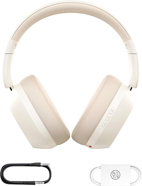 Słuchawki Baseus Bass 35 Max Stellar White (A00070800221-00) - obraz 6