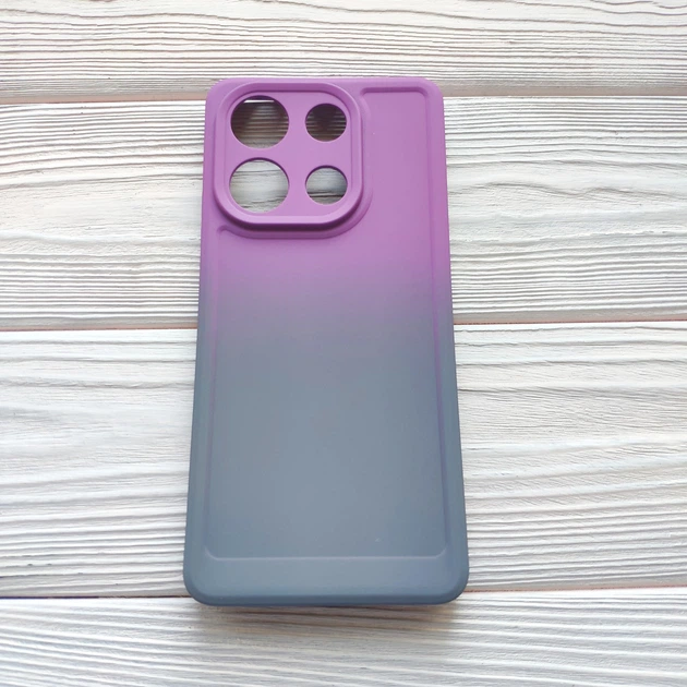 Чехол TPU Gradient для Xiaomi Redmi Note 13 pro 5G Lilac-gray - Фото 1 Чехол TPU Gradient для Xiaomi Redmi Note 13 pro 5G Lilac-gray - изображение 1