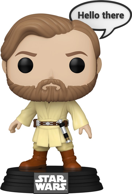 Figurka Funko POP Star Wars: Sayings - Obi-Wan Kenobi (Hello There) 83595 (889698835954) - obraz 2