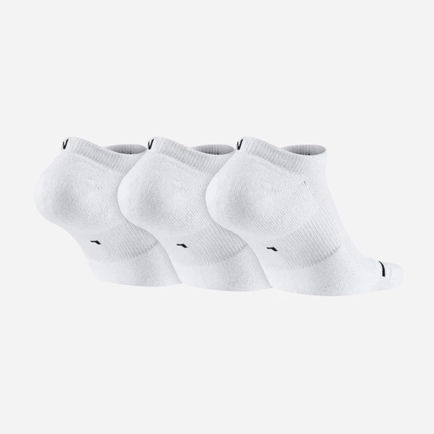 Набор мужских носков коротких Nike U J ED Cush Poly NS 3PR 144 DX9656-100 38-42 3 пары Белый (196152694270) - изображение 2