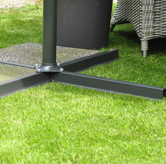 Parasol ogrodowy Plonos 350 cm Zielony (4222) - obraz 4