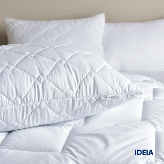 Набор одеяло с подушками IDEIA - Classic Отель белый 200x220 + 50x70 (2 шт) евро - Фото 5 Набор одеяло с подушками IDEIA - Classic Отель белый 200x220 + 50x70 (2 шт) евро - изображение 5