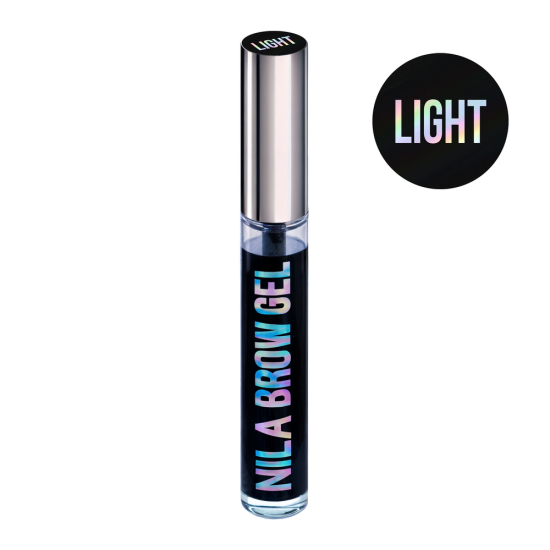Набор гелей для фиксации бровей Nila Brow Gel LIGHT + MEDIUM + STRONG, 3 x 10 мл - изображение 3
