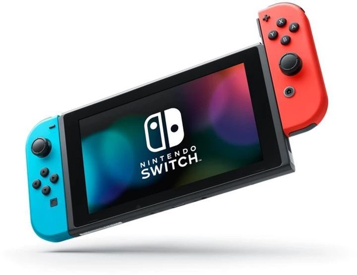Портативна ігрова консоль Nintendo Switch with Neon Blue and Neon Red Joy-Con - Фото 2 Портативна ігрова консоль Nintendo Switch with Neon Blue and Neon Red Joy-Con - изображение 2
