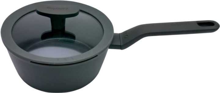 Rondel BergHOFF Leo Basic z pokrywką czarny 1.1 l (5413821374284) - obraz 2
