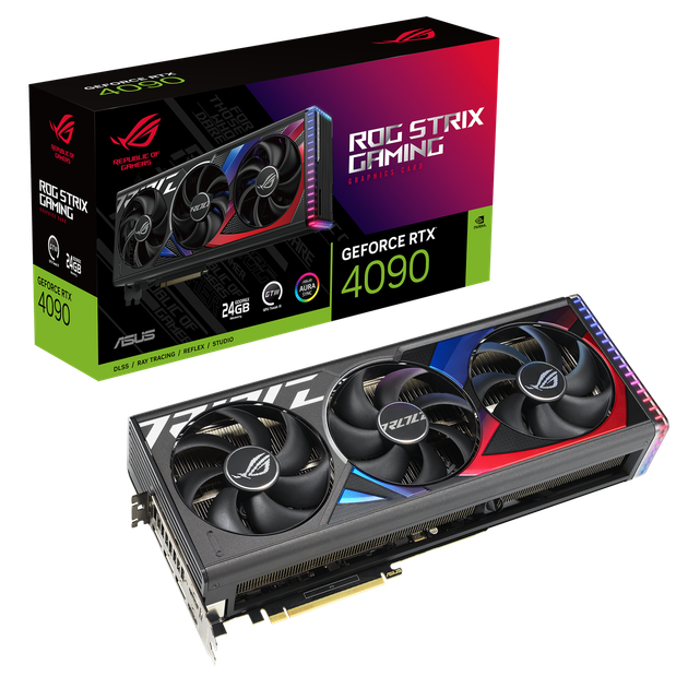Видеокарта ASUS ROG-STRIX-RTX4090-24G-GAMING - Фото 1 Видеокарта ASUS ROG-STRIX-RTX4090-24G-GAMING - изображение 1