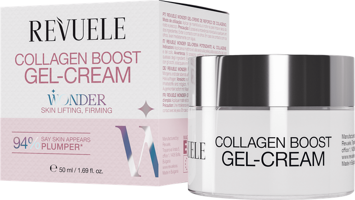 Revuele Wonder Collagen Усиливающий крем-гель для лица 50 мл - Фото 1 Revuele Wonder Collagen Усиливающий крем-гель для лица 50 мл - изображение 1
