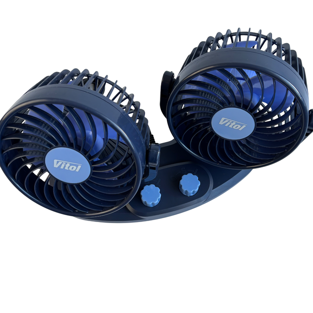 Двойной вентилятор в салон автомобиля Vitol HX-U901 USB 5V 6W - Фото 4 Двойной вентилятор в салон автомобиля Vitol HX-U901 USB 5V 6W - изображение 4