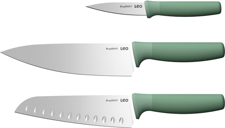 Zestaw noży Berghoff Leo Forest Advanced 3 elementy (5413821366791) - obraz 1