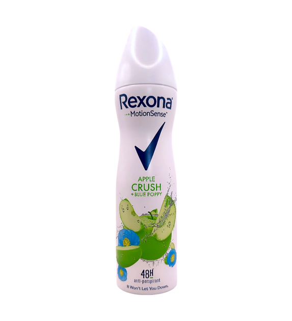 Rexona антиперспірант аерозоль Apple crush 48 год. 150 мл. 9405 - Фото 1 Rexona антиперспірант аерозоль Apple crush 48 год. 150 мл. 9405 - изображение 1
