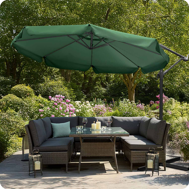 Parasol ogrodowy Plonos PL-881 Zielony (488101) - obraz 5