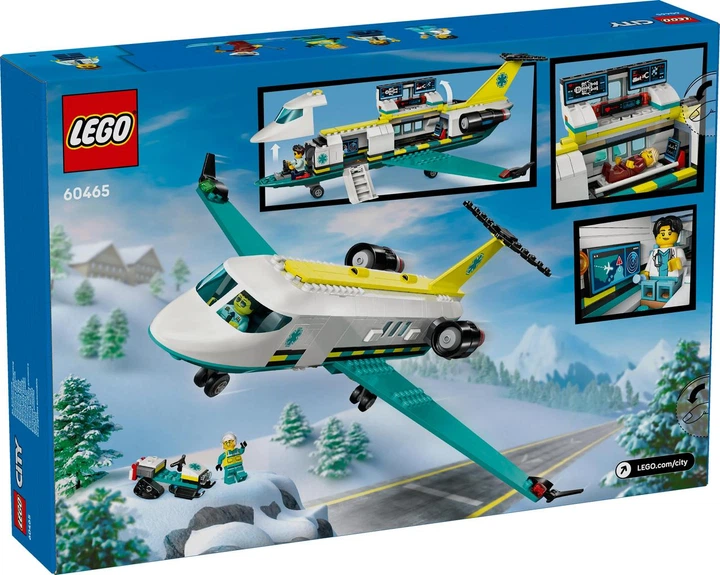 Конструктор Lego City Самолет скорой медицинской помощи 60465 - изображение 2