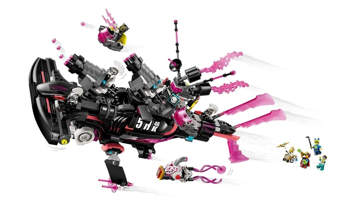 Конструктор Lego Dreamzzz Кошмарная подводная лодка Акула 71500 - изображение 5
