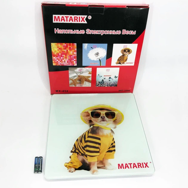 Электронные напольные весы MATARIX MX-452, 180 кг, стекло - Фото 4 Электронные напольные весы MATARIX MX-452, 180 кг, стекло - изображение 4