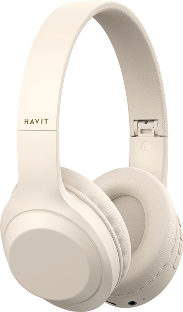 Słuchawki Havit HV-H628BT Beige (6939119064525) - obraz 2