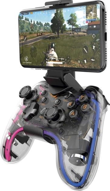 Ігровий бездротовий геймпад Havit HV-G180BT RGB Transparent - зображення 4