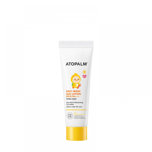 Сонцезахисний дитячий лосьйон Atopalm Easy Wash Sun Lotion SPF32 PA+++ для обличчя 60 мл - Фото 1 Сонцезахисний дитячий лосьйон Atopalm Easy Wash Sun Lotion SPF32 PA+++ для обличчя 60 мл - зображення 1