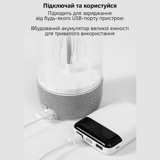 Ночник медуза с аккумулятором Inspire MAX113 - Фото 8 Ночник медуза с аккумулятором Inspire MAX113 - изображение 8